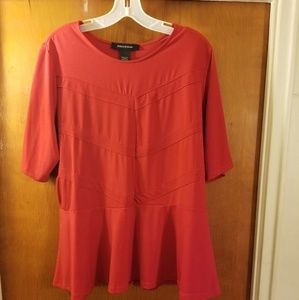 Ashley Stewart Bandage Detail peplum top